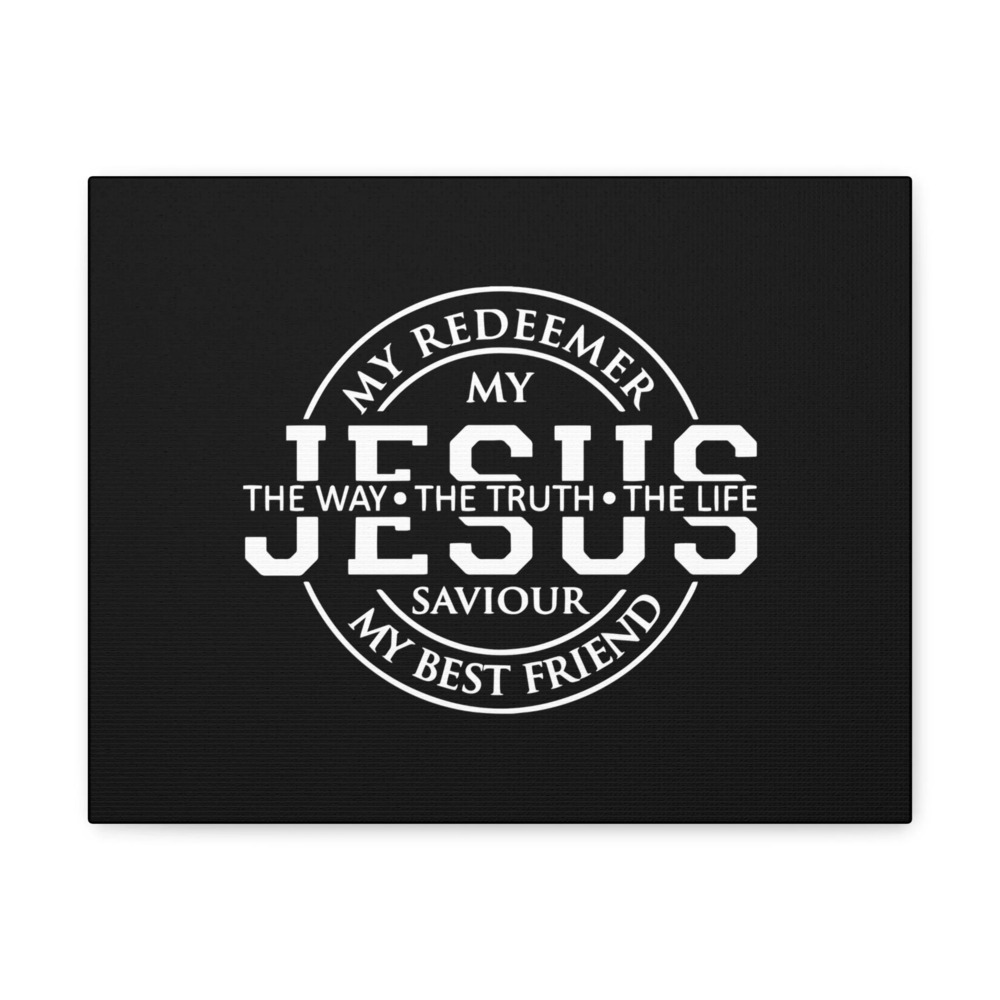 Scripture Walls Isaiah 12:2 My Redeemer My Jesus Bible Verse Canvas Christian